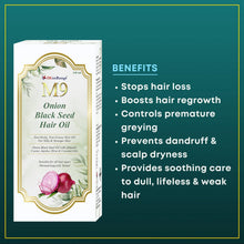 Load image into Gallery viewer, M9 Onion Black Seed Hair Oil - 100ml (Buy 1, Get 1 FREE)