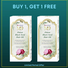 Load image into Gallery viewer, M9 Onion Black Seed Hair Oil - 100ml (Buy 1, Get 1 FREE)
