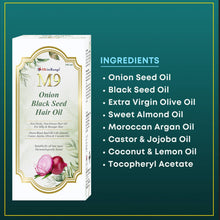 Load image into Gallery viewer, M9 Onion Black Seed Hair Oil - 100ml (Buy 1, Get 1 FREE)
